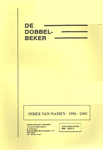 Kaft van De Dobbelbeker
